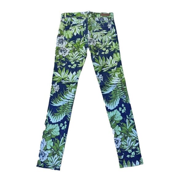 BLANKNYC Girls Spray on Slim Skinny Floral Printed Jeans Jeggings - Picture 10 of 15